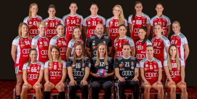 Ferencvárosi TC- Women's Handball Team Nemzeti Bajnokság I Logo